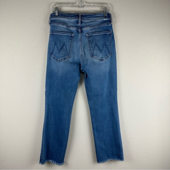 Mother Layover The Tripper Ankle Fray Button Fly Denim Jeans Size 30 - Picture 4 of 12